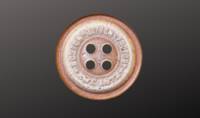 Boston Button Factory Copper Metal Buttons