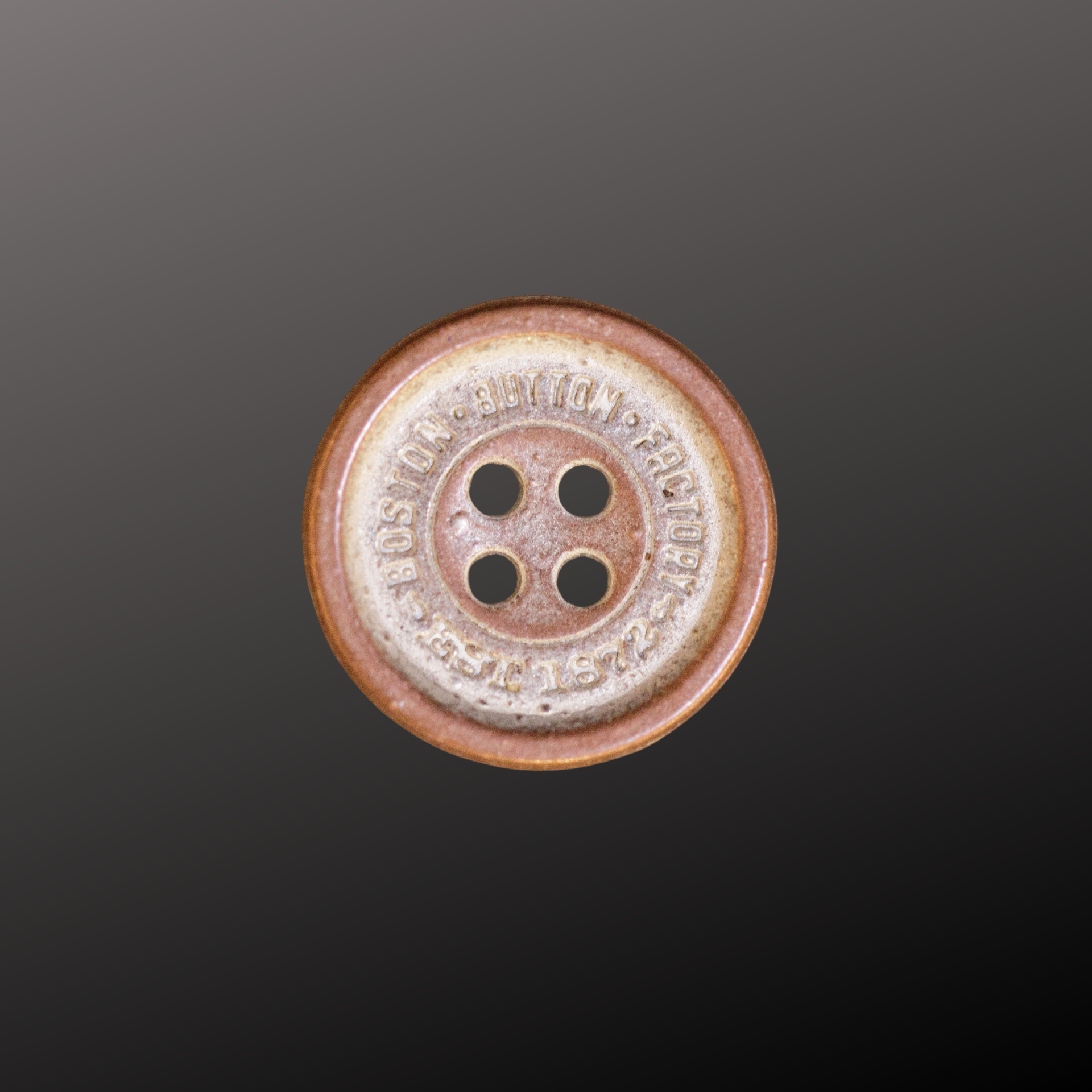 Boston Button Factory Copper Metal Buttons Boston Button Factory Copper Metal Buttons
