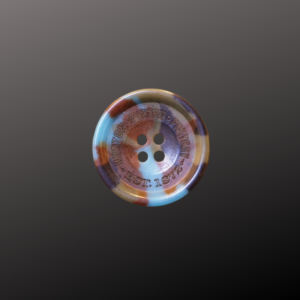 Blue Camouflage Buttons by the Boston Button Factory