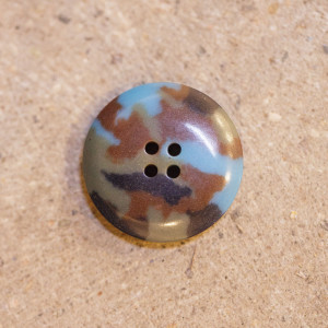Blue Camp Button Back