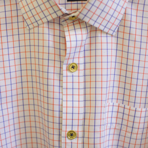 Size 24 Gold Buttons on a shirt
