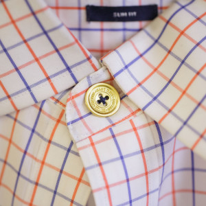 Size 24 Gold Buttons on a shirt