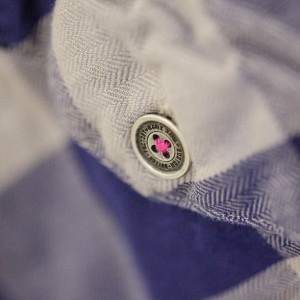 Silver Buttons on Button Down Shirt