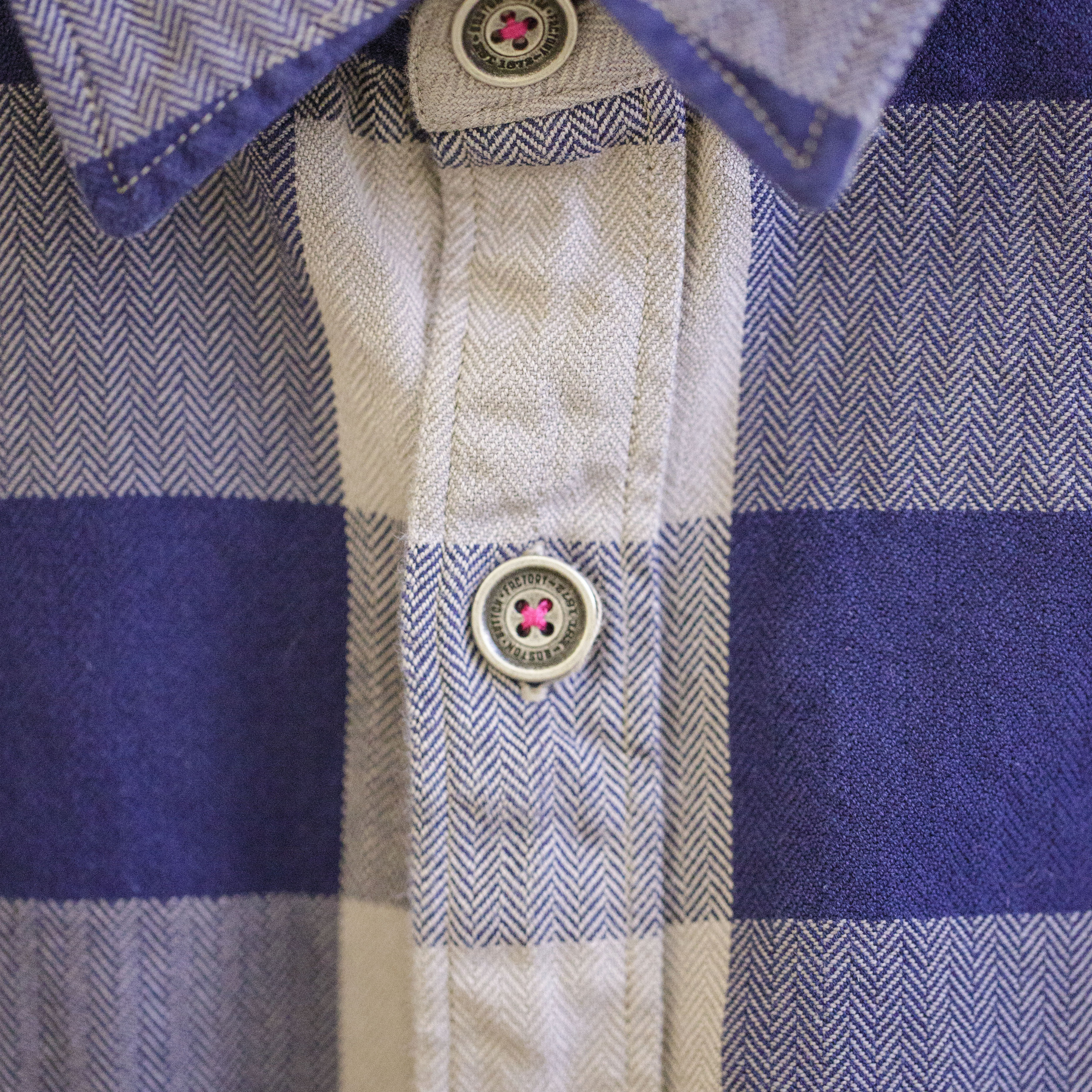 Silver Buttons on Button Down Shirt Silver Buttons on Button Down Shirt