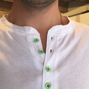 snakeskin buttons
