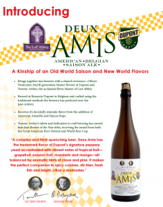 Deux Amis Featured at Boston Button Factory