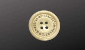 Boston Button Factory Bone Buttons with Logo