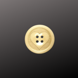 Boston Button Factory "Have a Heart" Bone Buttons