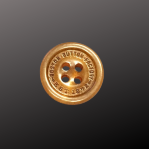 Horn Buttons in Toffee by the Boston Button Factory