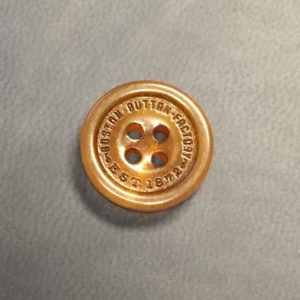 Horn Buttons in Toffee