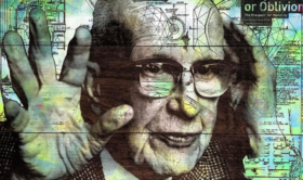 Buckminster Fuller Portrait