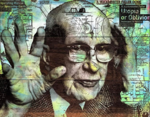 Buckminster Fuller Portrait