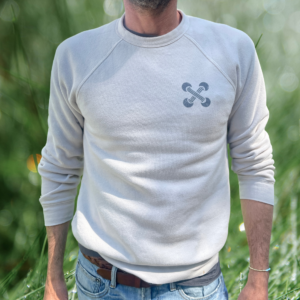 Vintage crewneck Boston Button Factory sweatshirt made from a premium cotton/poly blend.