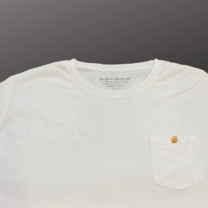 Boston Button Factory Pocket T-Shirt made from a premium cotton.
