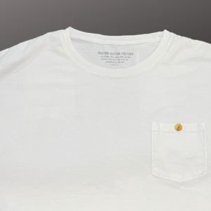 Boston Button Factory Pocket T-Shirt made from a premium cotton.