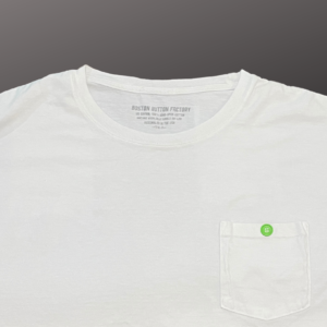 Boston Button Factory Pocket T-Shirt with Snakeskin Buttons