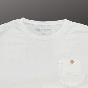 Boston Button Factory Pocket T-Shirt with Copper Buttons